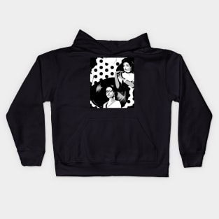 big hat girls Kids Hoodie